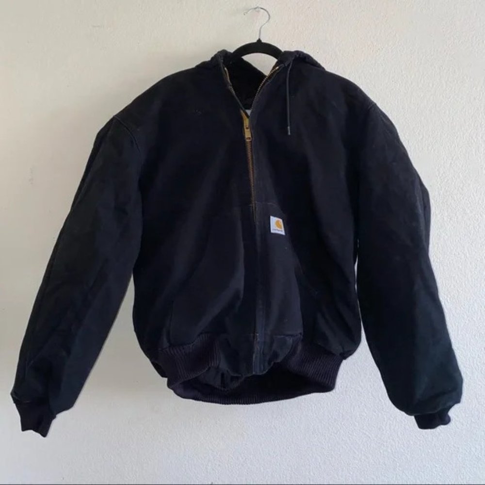 Carhartt Black Heavy Duty Winter Utility Jacket